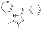 (4,5-DIMETHYL-3-PHENYL-3H-THIAZOL-2-YLIDENE)-PHENYL-AMINE 结构式