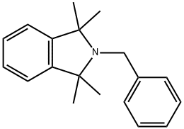 2-苄基-1,1,3,3-四甲基异吲哚啉 结构式