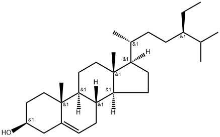 β-谷甾醇 结构式