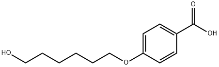 4-(6-ヒドロキシヘキシルオキシ)安息香酸 化学構造式