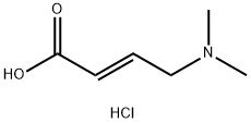 反式-4-二甲基胺基巴豆酸盐酸盐 结构式