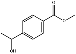 4-(1-ヒドロキシエチル)安息香酸メチル 化学構造式