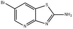 6-溴噻唑并[4,5-B]吡啶-2-胺, 857970-06-0, 结构式