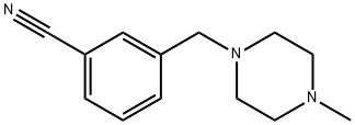 3-((4-甲基哌嗪-1-基)甲基)苯甲腈, 859850-90-1, 结构式