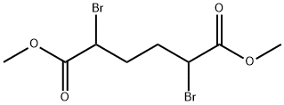 二甲基 2,5-二溴己二酸酯 结构式
