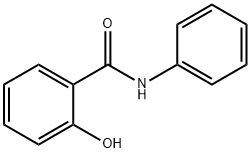 水杨酰苯胺, 87-17-2, 结构式