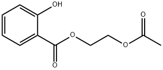 2-(acetoxy)ethyl salicylate 结构式