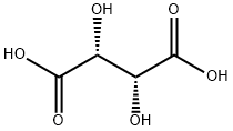 L-(+)-酒石酸, 87-69-4, 结构式
