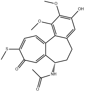 3-demethylthiocolchicine Struktur