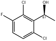 (S)-1-(2,6-二氯-3-氟苯基)乙醇 结构式