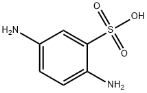 2,5-二氨基苯磺酸 结构式