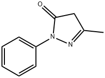 5-Methyl-2-phenyl-1,2-dihydropyrazol-3-one Struktur