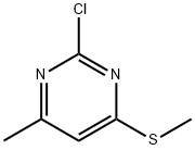 2-CHLORO-4-METHYL-6-METHYLSULFANYL-PYRIMIDINE Structure