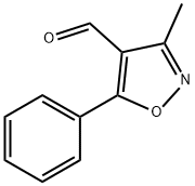 3-甲基-5-苯基-4-异唑甲醛 结构式