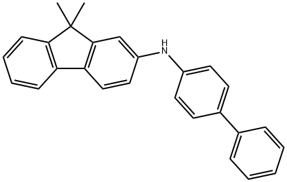 N-[1,1'-联苯-4-基]-9,9-二甲基-9H-芴-2-胺 结构式