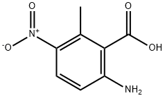 6-氨基-2-甲基-3-硝基苯甲酸 结构式