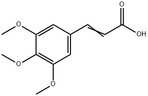 3,4,5-三甲氧基肉桂酸, 90-50-6, 结构式