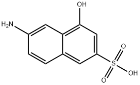 2-氨基-8-萘酚-6-磺酸 结构式