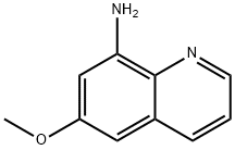8-氨基-6-甲氧基喹啉, 90-52-8, 结构式