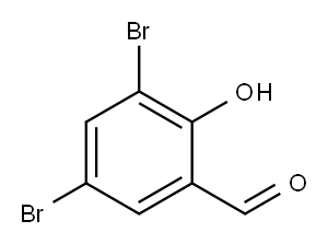 3,5-二溴水杨醛 结构式