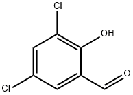 3,5-ジクロロサリチルアルデヒド 化学構造式