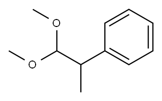 (2,2-二甲氧基-1-甲基乙基)苯, 90-87-9, 结构式