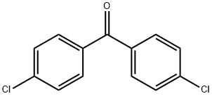 4,4'-二氯二苯甲酮 结构式