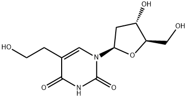 5-(2-ヒドロキシエチル)-2'-デオキシウリジン 化学構造式