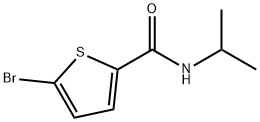 5-溴-N-异丙基噻吩-2-羧酰胺, 908494-87-1, 结构式