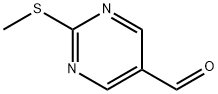 2-甲基巯基嘧啶-5-甲醛 结构式