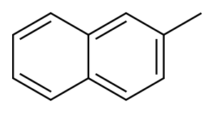 2-甲基萘, 91-57-6, 结构式