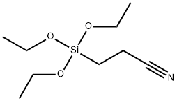 2-氰基乙基三乙氧基硅烷, 919-31-3, 结构式