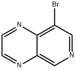 8-溴吡啶并[3,4-B]吡嗪, 929074-45-3, 结构式
