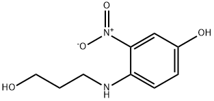 3-硝基-4-(2-羟丙氨基)苯酚, 92952-81-3, 结构式