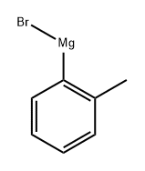 o-トリルマグネシウムブロミド (19%テトラヒドロフラン溶液, 約1mol/L) 化学構造式