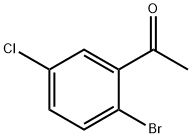 1-(2-ブロモ-5-クロロフェニル)エタノン 化学構造式