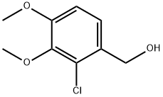(2-氯-3,4-二甲氧基苯基)甲醇 结构式