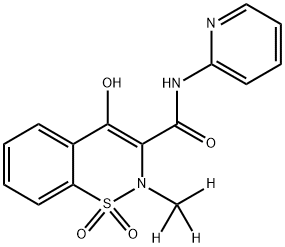 Piroxicam-d3 Struktur