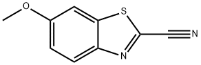2-氰基-6-甲氧基苯并噻唑 结构式