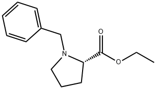 1-苄基-L-脯氨酸乙酯, 955-40-8, 结构式