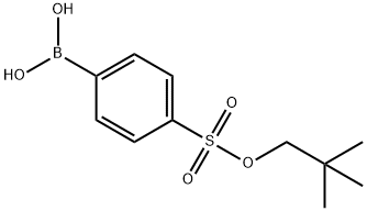 4-(新戊基氧磺酰基)苯硼酸, 957060-74-1, 结构式