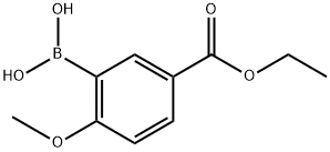 5-(エトキシカルボニル)-2-メトキシフェニルボロン酸 化学構造式