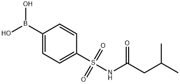 4-(N-(3-Methylbutanoyl)sulfamoyl)phenylboronic acid Structure