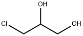 3-クロロ-1,2-プロパンジオール 化学構造式