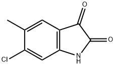 6-氯-5-甲基靛红, 96187-75-6, 结构式