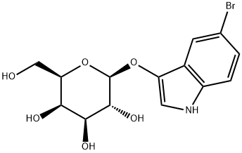 5-溴-3-吲哚基-beta-D-吡喃半乳糖苷, 97753-82-7, 结构式
