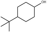 4-tert-ブチルシクロヘキサノール (cis-, trans-混合物) 化学構造式