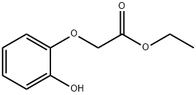 (2-ヒドロキシフェノキシ)酢酸エチル 化学構造式