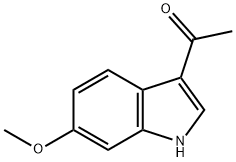 3-アセチル-6-メトキシインドール 化学構造式