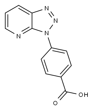 4-(3H-[1,2,3]triazolo[4,5-b]pyridin-3-yl)benzoicacid 结构式